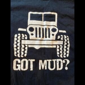 Jeep wrangler jku tj cj got mud 4x4 off road t-shirt large
